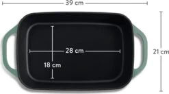 Springlane Gietijzer Ovenschaal Mint - 39,2 X 21,2 Cm, 4 L 20 Springlane Gietijzer Ovenschaal Mint - 39,2 X 21,2 Cm, 4 L -Aigostar winkel 1200x666 1