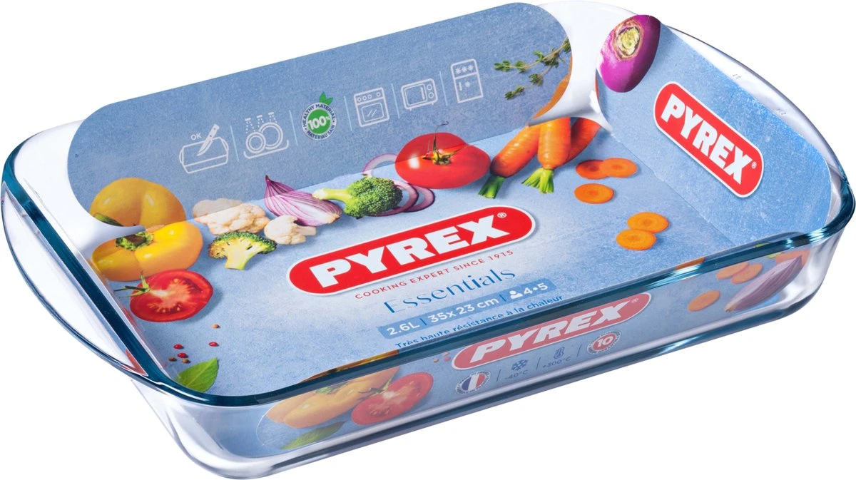 Pyrex Essentials Ovenschaal - 35 X 23 X 5 Cm - 2,6 L 11 Pyrex Essentials Ovenschaal - 35 X 23 X 5 Cm - 2,6 L - Afbeelding 9