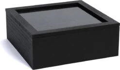 Theedoos Zwart 9-vaks - Met Fluweel - 23 X 23 Cm -Aigostar winkel 1200x710 1