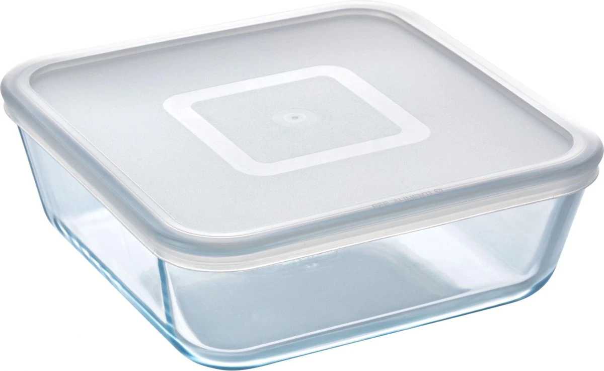 Pyrex - Cook & Freeze Schaal Vierkant Met Deksel 20 X 20cm - Transparant 3 Pyrex - Cook & Freeze Schaal Vierkant Met Deksel 20 X 20cm - Transparant