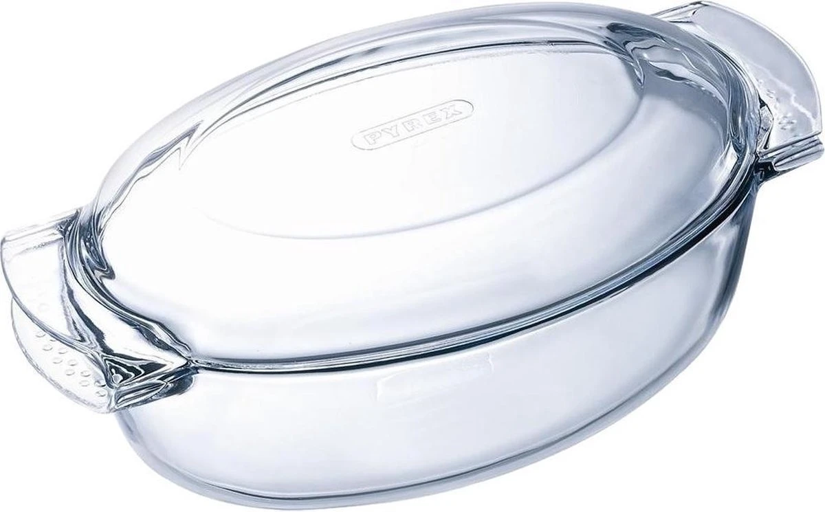 Pyrex - Classic Ovenschaal Ovaal Met Deksel 5,8 Liter - Transparant 4 Pyrex - Classic Ovenschaal Ovaal Met Deksel 5,8 Liter - Transparant - Afbeelding 2
