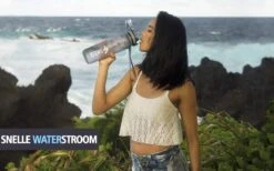 Swilix ® Drinkfles - 1 Liter - Drinkfles Met Tijdmarkering - Grijs -Aigostar winkel 1200x750 1