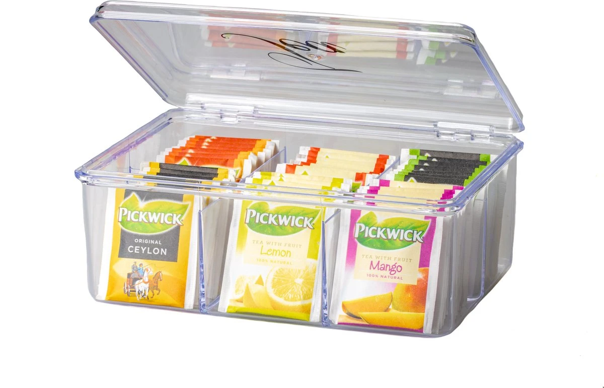 CasaLupo Theedoos Sakura Tea 6 Vaks 21 X 15 X 9 Cm 4 CasaLupo Theedoos Sakura Tea 6 Vaks 21 X 15 X 9 Cm - Afbeelding 2