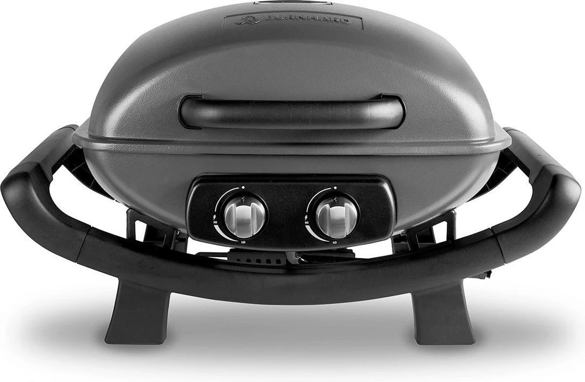 Burnhard Draagbare 2-Branders Gasbarbecue - Afdekhoes - BBQ Wayne 3 Burnhard Draagbare 2-Branders Gasbarbecue - Afdekhoes - BBQ Wayne