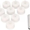 LED Theelichtjes/waxinelichtjes/kaarsjes Geel Vlameffect Met Afstandsbediening 10 Stuks - Kunststof Waxinelichtjes -Aigostar winkel 1200x788