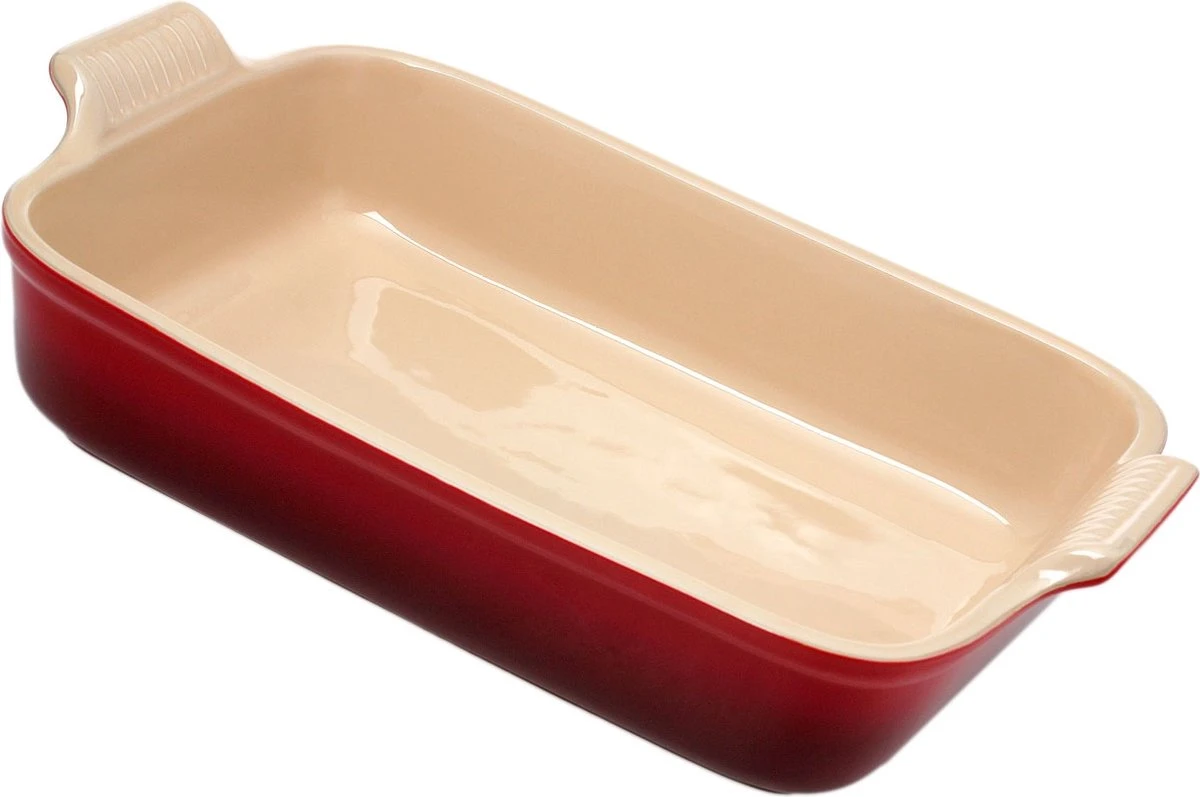 Le Creuset Ovenschaal Heritage Kersenrood 32 X 24 X 7.5 Cm 3 Le Creuset Ovenschaal Heritage Kersenrood 32 X 24 X 7.5 Cm
