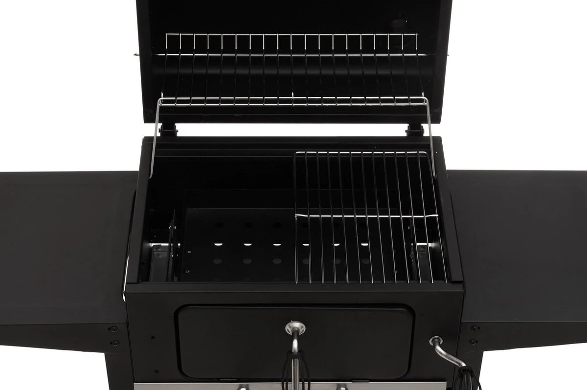 Mustang Laguna Houtskool Barbecue - Zwart - Barbecue - Verstelbaar Kolenrooster 5 Mustang Laguna Houtskool Barbecue - Zwart - Barbecue - Verstelbaar Kolenrooster - Afbeelding 3