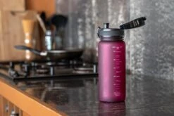 1 Liter Drinkfles - Waterfles Sport Bidon Drinkbus - 1L - Paars/Rood - King Mungo -Aigostar winkel 1200x800 65