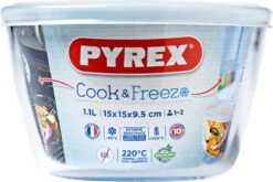 Pyrex - Cook & Freeze Schaal Rond 12 X 6cm - Transparant 21 Pyrex - Cook & Freeze Schaal Rond 12 X 6cm - Transparant -Aigostar winkel 1200x802 2