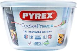 Pyrex - Cook & Freeze Schaal Rond 12 X 6cm - Transparant 27 Pyrex - Cook & Freeze Schaal Rond 12 X 6cm - Transparant -Aigostar winkel 1200x804 2