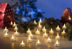 Merkloos Set Theelichtjes LED - Box Met 72 Stuks - INCLUSIEF Batterijen -Aigostar winkel 1200x820 2