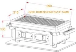 YAKINIKU Rechthoekige Shichirin | Konro- & Yakitori Grill 30 YAKINIKU Rechthoekige Shichirin | Konro- & Yakitori Grill -Aigostar winkel 1200x821 4