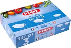 Pyrex Optimum Ovenschalenset 2,1 L - 2,9 L - 3,8 L - 31 X 20 X 6 Cm - 35 X 32 X 6 Cm - 39 X 28 X 7 Cm 19 Pyrex Optimum Ovenschalenset 2,1 L - 2,9 L - 3,8 L - 31 X 20 X 6 Cm - 35 X 32 X 6 Cm - 39 X 28 X 7 Cm -Aigostar winkel 1200x822 6
