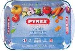 Pyrex - Essentials Lasagne Schaal 4,5 Liter - Transparant 18 Pyrex - Essentials Lasagne Schaal 4,5 Liter - Transparant -Aigostar winkel 1200x824