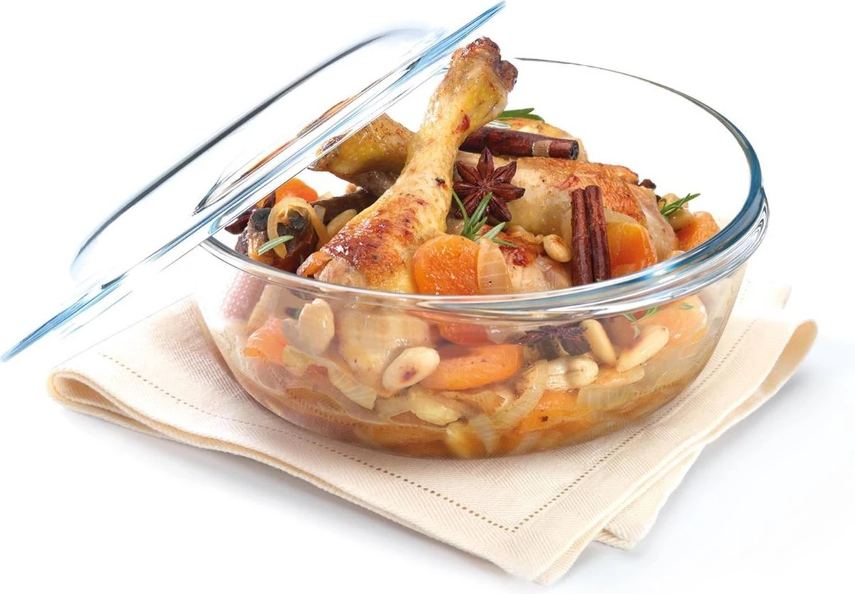 Pyrex Optimum Ovenschalenset 1,4 L - 2,1 L - 3 L - 21 X 18 X 8 Cm - 24 X 20 X 10 Cm - 27 X 23 X 11 Cm 7 Pyrex Optimum Ovenschalenset 1,4 L - 2,1 L - 3 L - 21 X 18 X 8 Cm - 24 X 20 X 10 Cm - 27 X 23 X 11 Cm - Afbeelding 5