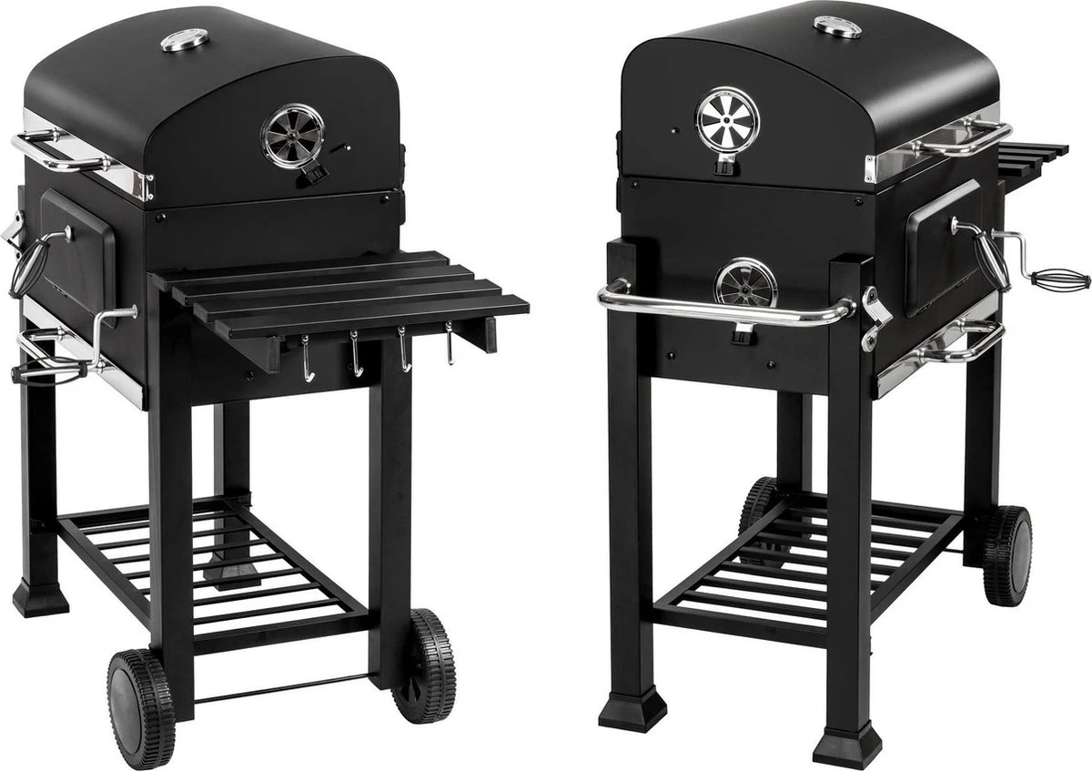 TecTake Florian Houtskoolbarbecue - 55x36 - Zwart 14 TecTake Florian Houtskoolbarbecue - 55x36 - Zwart - Afbeelding 12