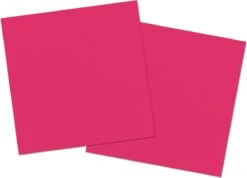 Folat Servetten 33 X 33 Cm Papier Roze 20 Stuks