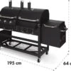 Klarstein Kingsville Double Barbecue - Houtskool- En Gasbarbecue - Smoker BBQ - Inclusief Deksels En Thermometer - Met 2 Roosters - Zwart 1 Klarstein Kingsville Double Barbecue - Houtskool- En Gasbarbecue - Smoker BBQ - Inclusief Deksels En Thermometer - Met 2 Roosters - Zwart -Aigostar winkel 1200x870 3