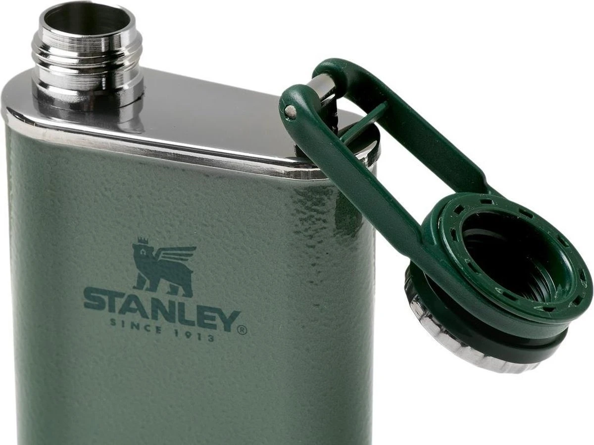 Stanley The Easy Fill Wide Mouth Flask 0,23L - Flacon - Hammertone Green 11 Stanley The Easy Fill Wide Mouth Flask 0,23L - Flacon - Hammertone Green - Afbeelding 9