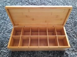 Theedoos Bamboe - Thee - 12 Vaks 13 Theedoos Bamboe - Thee - 12 Vaks -Aigostar winkel 1200x900 20