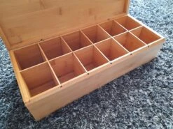 Theedoos Bamboe - Thee - 12 Vaks 15 Theedoos Bamboe - Thee - 12 Vaks -Aigostar winkel 1200x900 22