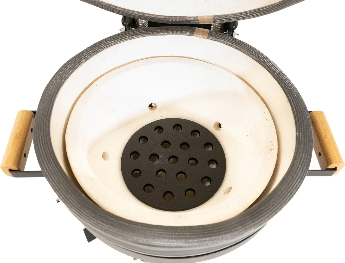 MaxxGarden Kamado Grill Medium 40 - Barbecue - Zwart - 49x54x48cm 5 MaxxGarden Kamado Grill Medium 40 - Barbecue - Zwart - 49x54x48cm - Afbeelding 3