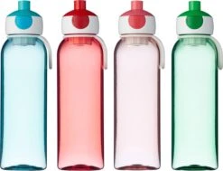 Mepal – Waterfles Pop-up Campus – 500 Ml – Turquoise – Drinkfles Kinderen – Zicht Op Inhoud – BPA Vrij -Aigostar winkel 1200x920