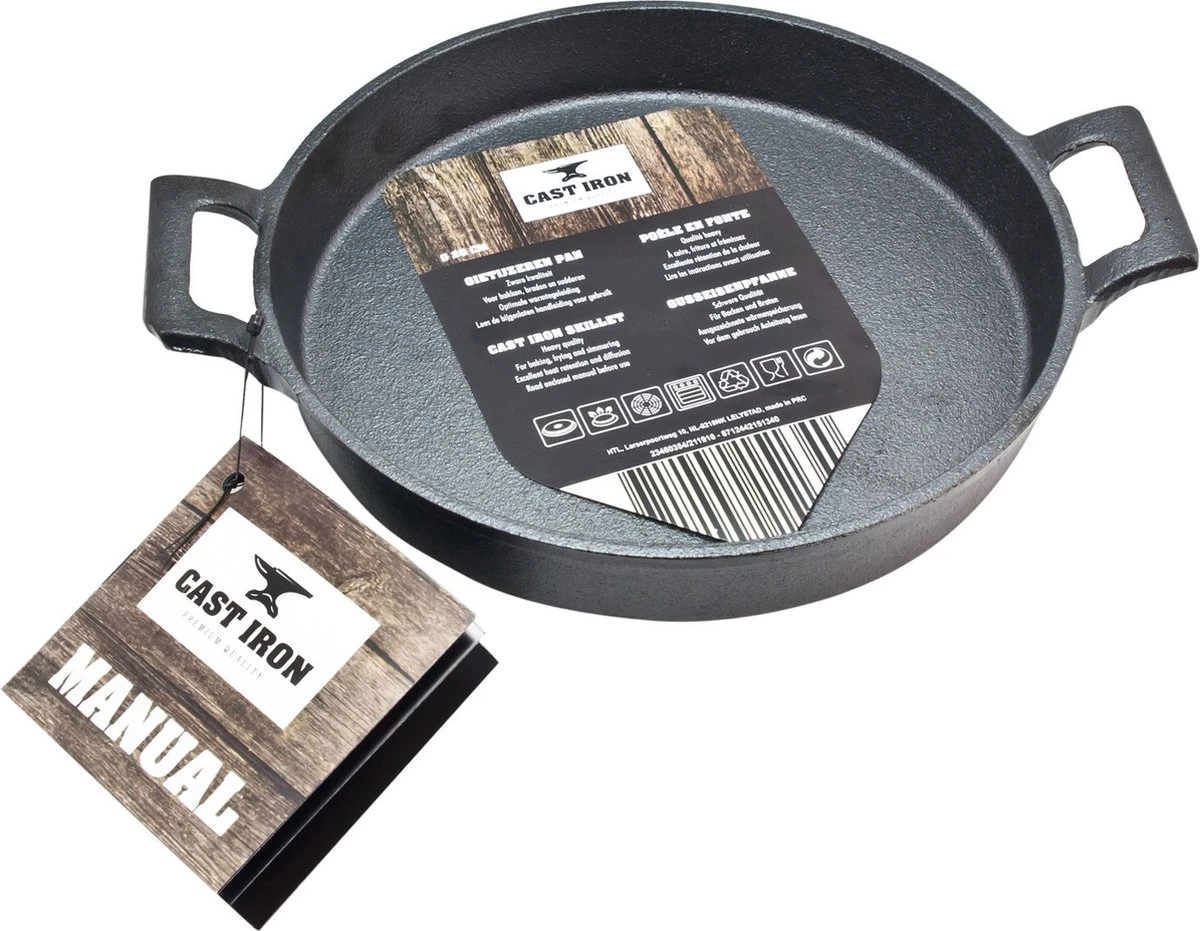 CasaLupo Ovenschaal Cast Iron Gietijzer ø 20 Cm 3 CasaLupo Ovenschaal Cast Iron Gietijzer ø 20 Cm