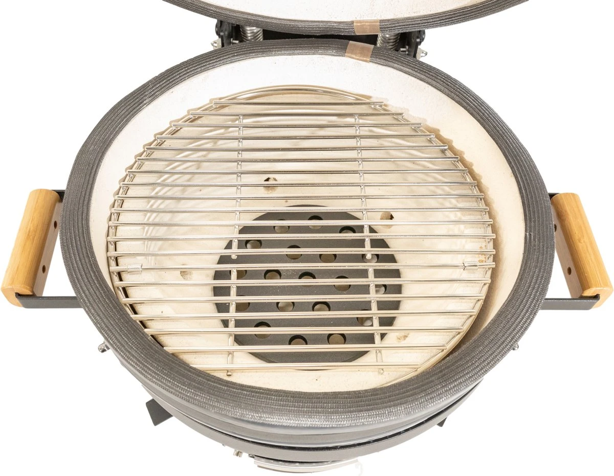 MaxxGarden Kamado Grill Medium 40 - Barbecue - Zwart - 49x54x48cm 4 MaxxGarden Kamado Grill Medium 40 - Barbecue - Zwart - 49x54x48cm - Afbeelding 2