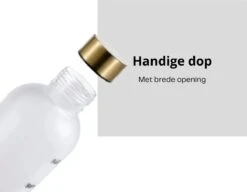 Designed On 45th Drinkfles| Drinkfles 1 Liter | Waterfles Met Tijdmarkering | Mat Wit | Herbruikbaar | Gouden Dop 12 Designed On 45th Drinkfles| Drinkfles 1 Liter | Waterfles Met Tijdmarkering | Mat Wit | Herbruikbaar | Gouden Dop -Aigostar winkel 1200x935