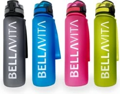 BELLAVITA Drinkfles - Groen - Waterfles - Drinkfles Volwassenen - Drinkfles Kinderen - Drinkfles 1 Liter - Fles - 1 Liter - 1000ml - Tritan - Fruitfilter- BPA-vrij - 100% Lekvrij -Aigostar winkel 1200x936 3