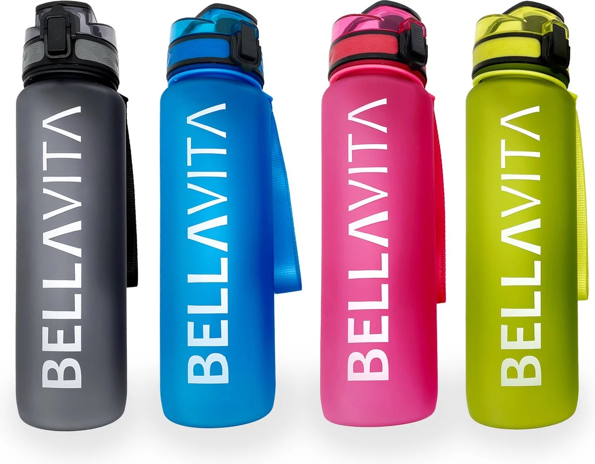 BELLAVITA Drinkfles - Blauw - Waterfles - Drinkfles Volwassenen - Drinkfles Kinderen - Drinkfles 1 Liter - Fles - 1 Liter - 1000ml - Tritan - Fruitfilter- BPA-vrij - 100% Lekvrij 4 BELLAVITA Drinkfles - Blauw - Waterfles - Drinkfles Volwassenen - Drinkfles Kinderen - Drinkfles 1 Liter - Fles - 1 Liter - 1000ml - Tritan - Fruitfilter- BPA-vrij - 100% Lekvrij - Afbeelding 2
