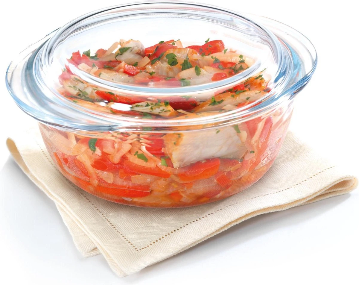 Pyrex Optimum Ovenschalenset 1,4 L - 2,1 L - 3 L - 21 X 18 X 8 Cm - 24 X 20 X 10 Cm - 27 X 23 X 11 Cm 8 Pyrex Optimum Ovenschalenset 1,4 L - 2,1 L - 3 L - 21 X 18 X 8 Cm - 24 X 20 X 10 Cm - 27 X 23 X 11 Cm - Afbeelding 6