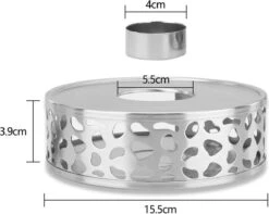 INTIRILIFE Theepot Warmer In Zilver – Roestvrijstalen Theepot Met Patroon Voor Hittebestendige Theepotten – Roestvrijstalen Theewarmer Voor Koffie, Thee En Nog Veel Meer. 14 INTIRILIFE Theepot Warmer In Zilver – Roestvrijstalen Theepot Met Patroon Voor Hittebestendige Theepotten – Roestvrijstalen Theewarmer Voor Koffie, Thee En Nog Veel Meer. -Aigostar winkel 1200x955 1