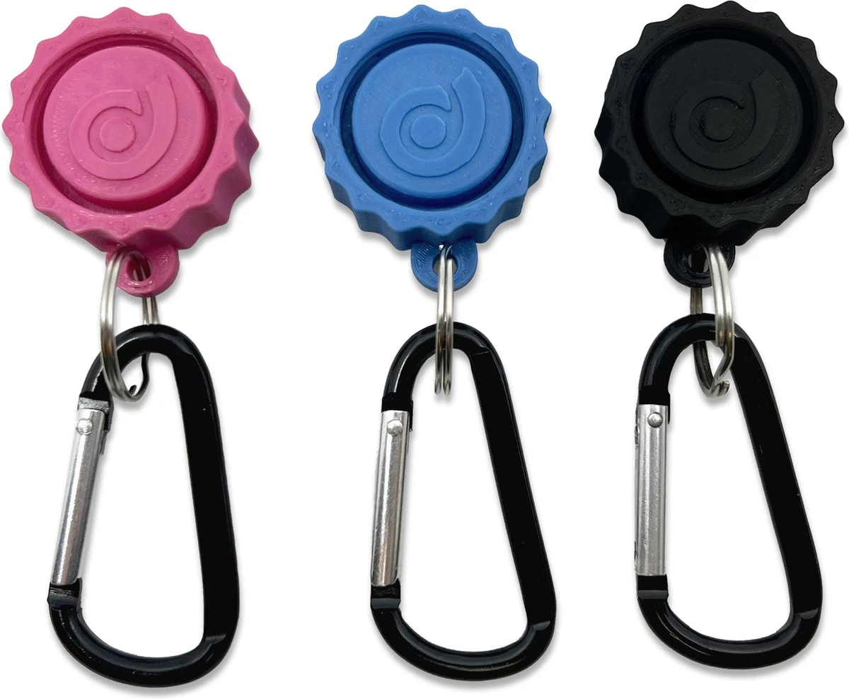 Partydop - Universele Flessendop - Festival Dop - Flessendop Voor Waterflesjes - Black - Zwart 4 Partydop - Universele Flessendop - Festival Dop - Flessendop Voor Waterflesjes - Black - Zwart - Afbeelding 2