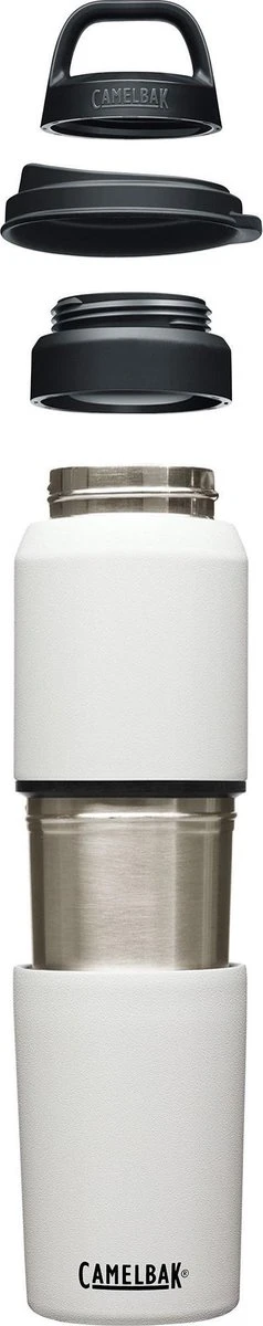 CamelBak Multibev Vacuum SS - Waterfles Met Afneembare Koffie / Theebeker - 650 Ml + 500 Ml - Groen / Mint (Moss / Mint) 7 CamelBak Multibev Vacuum SS - Waterfles Met Afneembare Koffie / Theebeker - 650 Ml + 500 Ml - Groen / Mint (Moss / Mint) - Afbeelding 5