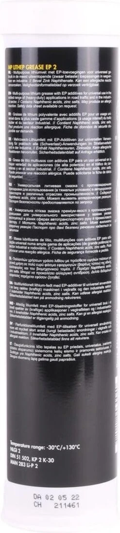Kroon-Oil MP Lithep Grease EP2 - Vetpatroon | 400 G Patroon 24 Kroon-Oil MP Lithep Grease EP2 - Vetpatroon | 400 G Patroon -Aigostar winkel 271x1200