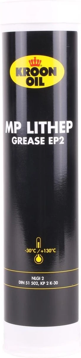 Kroon-Oil MP Lithep Grease EP2 - Vetpatroon | 400 G Patroon 3 Kroon-Oil MP Lithep Grease EP2 - Vetpatroon | 400 G Patroon