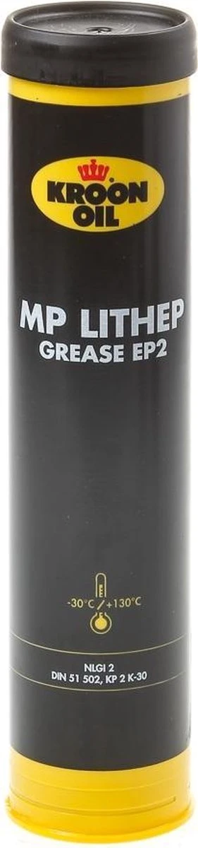 Kroon-Oil MP Lithep Grease EP2 - Vetpatroon | 400 G Patroon 11 Kroon-Oil MP Lithep Grease EP2 - Vetpatroon | 400 G Patroon - Afbeelding 9