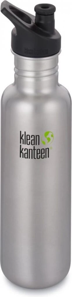 Klean Kanteen Classic Drinkfles Sportcap - Brushed Stainless - 800 Ml 12 Klean Kanteen Classic Drinkfles Sportcap - Brushed Stainless - 800 Ml -Aigostar winkel 291x1200