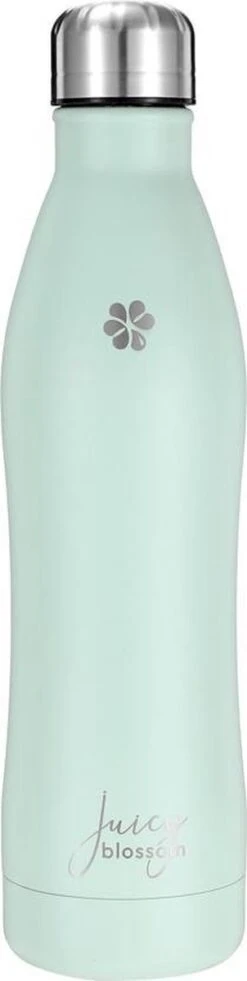 Juicy Blossom Drinkfles - 500ml - Roestvrij Staal - Stainless Steel Bottle - Waterfles - Drinkfles - Thermosfles (Muntgrijs) 21 Juicy Blossom Drinkfles - 500ml - Roestvrij Staal - Stainless Steel Bottle - Waterfles - Drinkfles - Thermosfles (Muntgrijs) -Aigostar winkel 302x1200