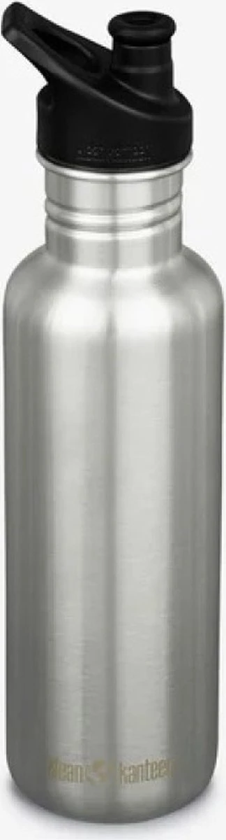 Klean Kanteen Classic Drinkfles Sportcap - Brushed Stainless - 800 Ml 3 Klean Kanteen Classic Drinkfles Sportcap - Brushed Stainless - 800 Ml