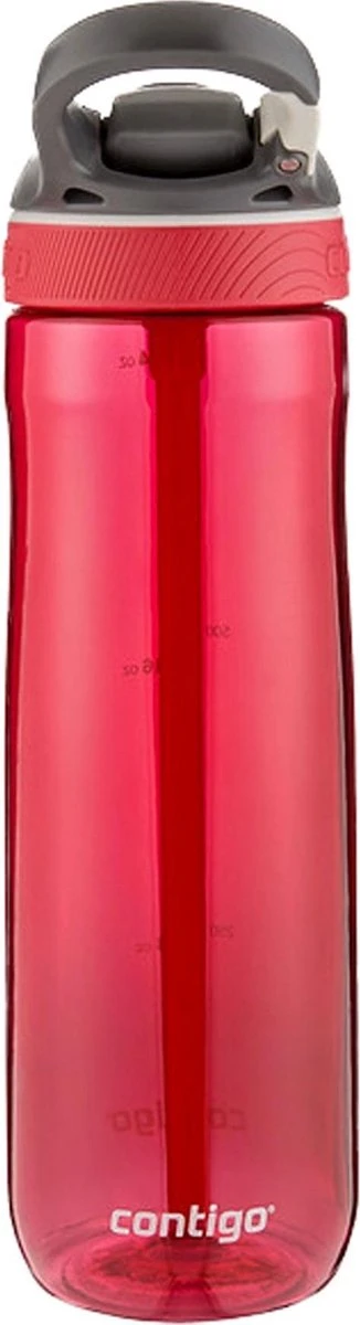 Contigo Ashland Drinkfles - Red Grey - 720ml 4 Contigo Ashland Drinkfles - Red Grey - 720ml - Afbeelding 2