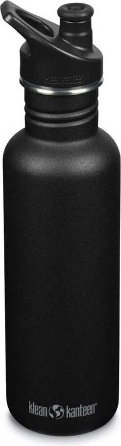 Klean Kanteen - Classic Drinkfles Sportcap - 800 Ml - Zwart