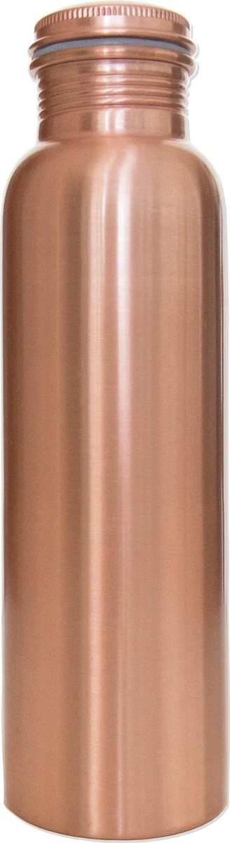 Koperen Waterfles Mat - 1000 Ml 3 Koperen Waterfles Mat - 1000 Ml