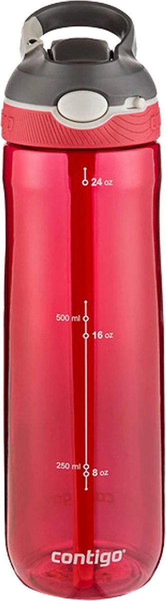 Contigo Ashland Drinkfles - Red Grey - 720ml 5 Contigo Ashland Drinkfles - Red Grey - 720ml - Afbeelding 3
