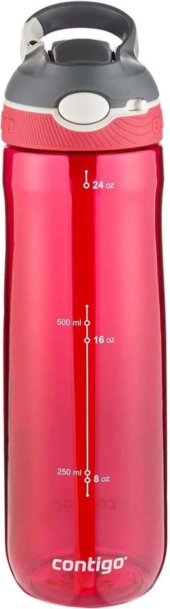 Contigo Ashland Drinkfles - Red Grey - 720ml 8 Contigo Ashland Drinkfles - Red Grey - 720ml - Afbeelding 6