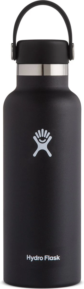 Hydro Flask Standard Mouth Flex Cap Drinkfles (532 Ml) - Zwart 7 Hydro Flask Standard Mouth Flex Cap Drinkfles (532 Ml) - Zwart - Afbeelding 5