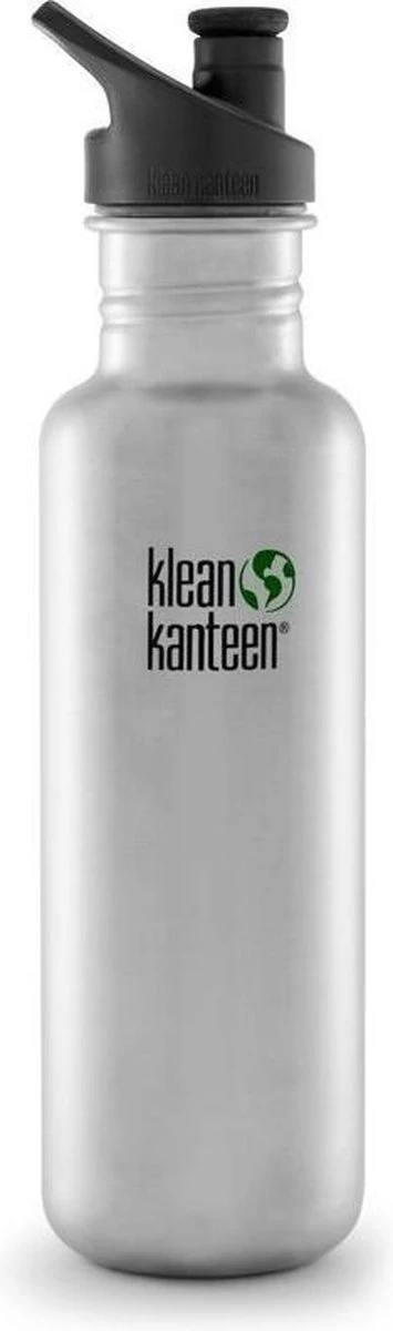 Klean Kanteen Classic Drinkfles Sportcap - Brushed Stainless - 800 Ml 7 Klean Kanteen Classic Drinkfles Sportcap - Brushed Stainless - 800 Ml - Afbeelding 5