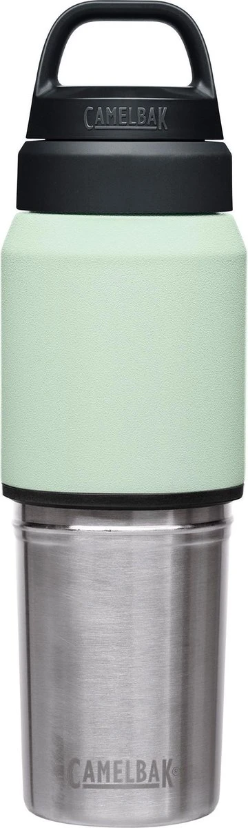 CamelBak Multibev Vacuum SS - Waterfles Met Afneembare Koffie / Theebeker - 650 Ml + 500 Ml - Groen / Mint (Moss / Mint) 4 CamelBak Multibev Vacuum SS - Waterfles Met Afneembare Koffie / Theebeker - 650 Ml + 500 Ml - Groen / Mint (Moss / Mint) - Afbeelding 2